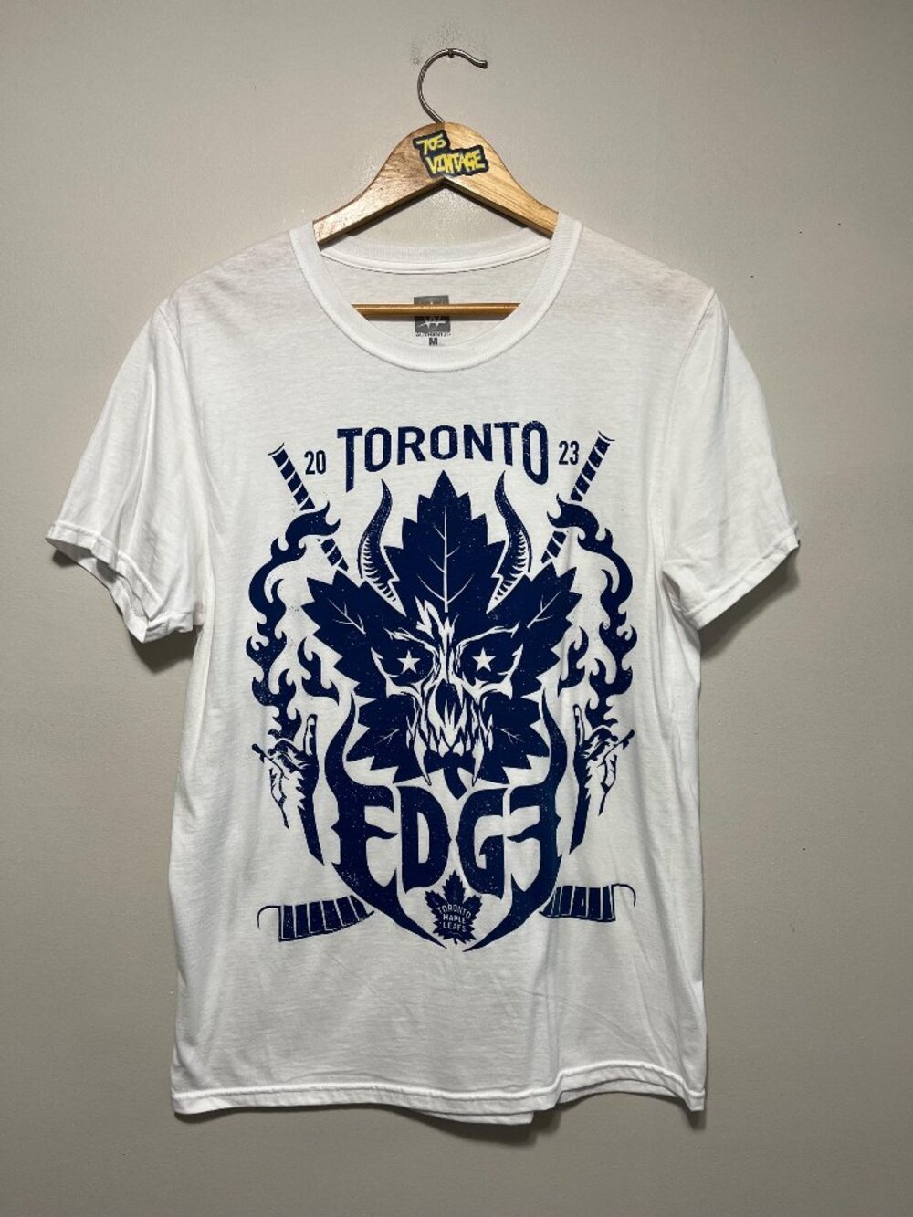 Vintage Edge WWE Toronto Maple Leafs 25 Years T-shirt